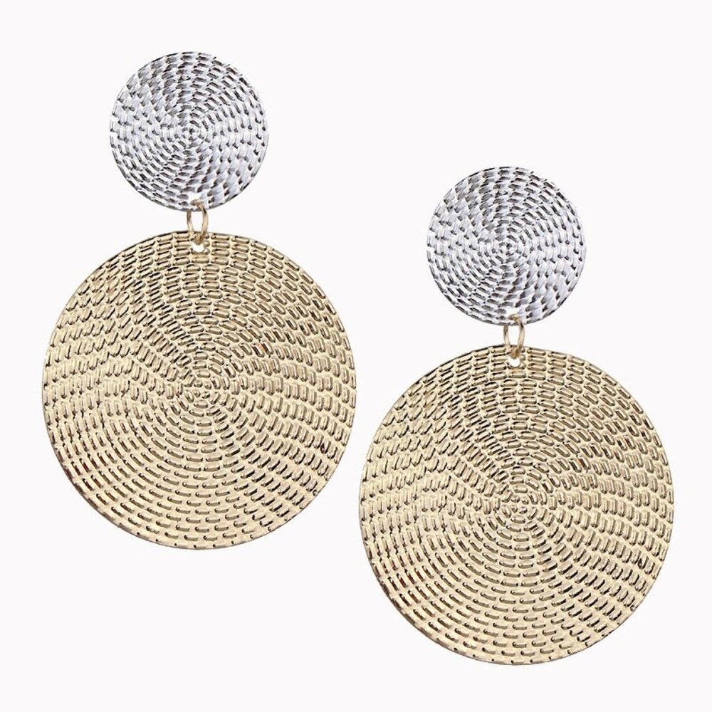 Large Earrings Women Big Bohemian Hoop Drop Cute Trendy Jewelry - Picture 2 of 5